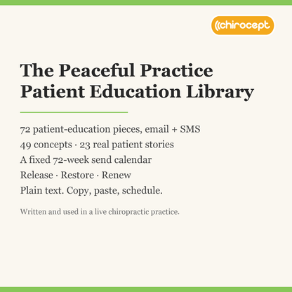 The Peaceful Practice Patient Education Library